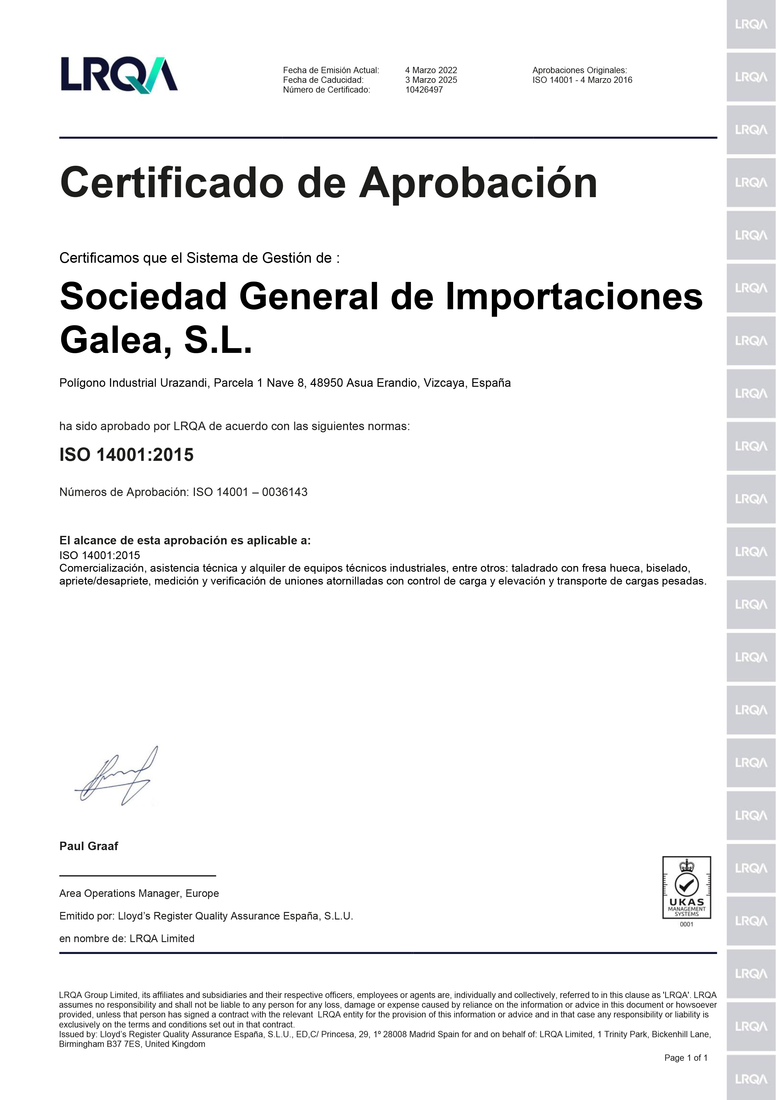 Certificado-Galea-ISO14001